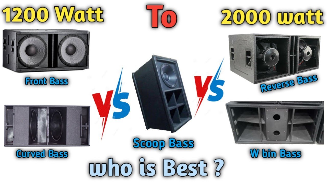 Bass cabinet konsa lena chahiye |  Scoop Bass Reverse bass |1500w bass ke liye cabinet 