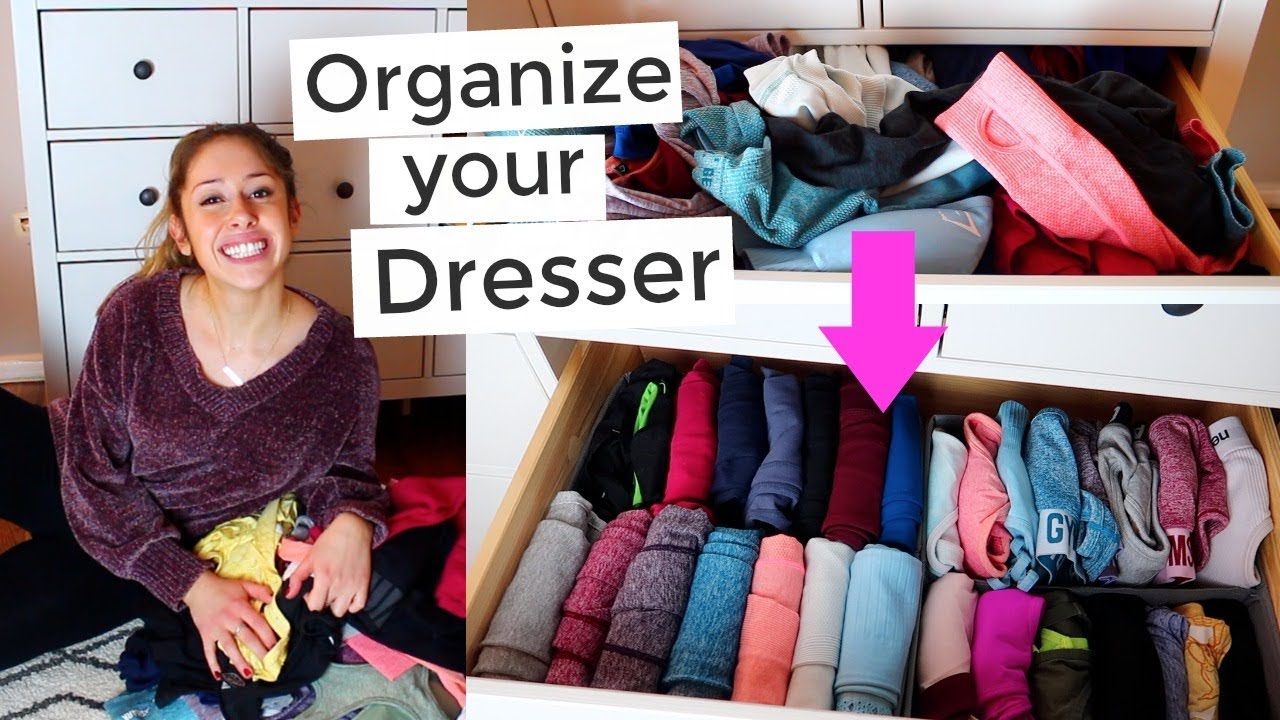 How I Declutter + Organize My Dresser Drawers