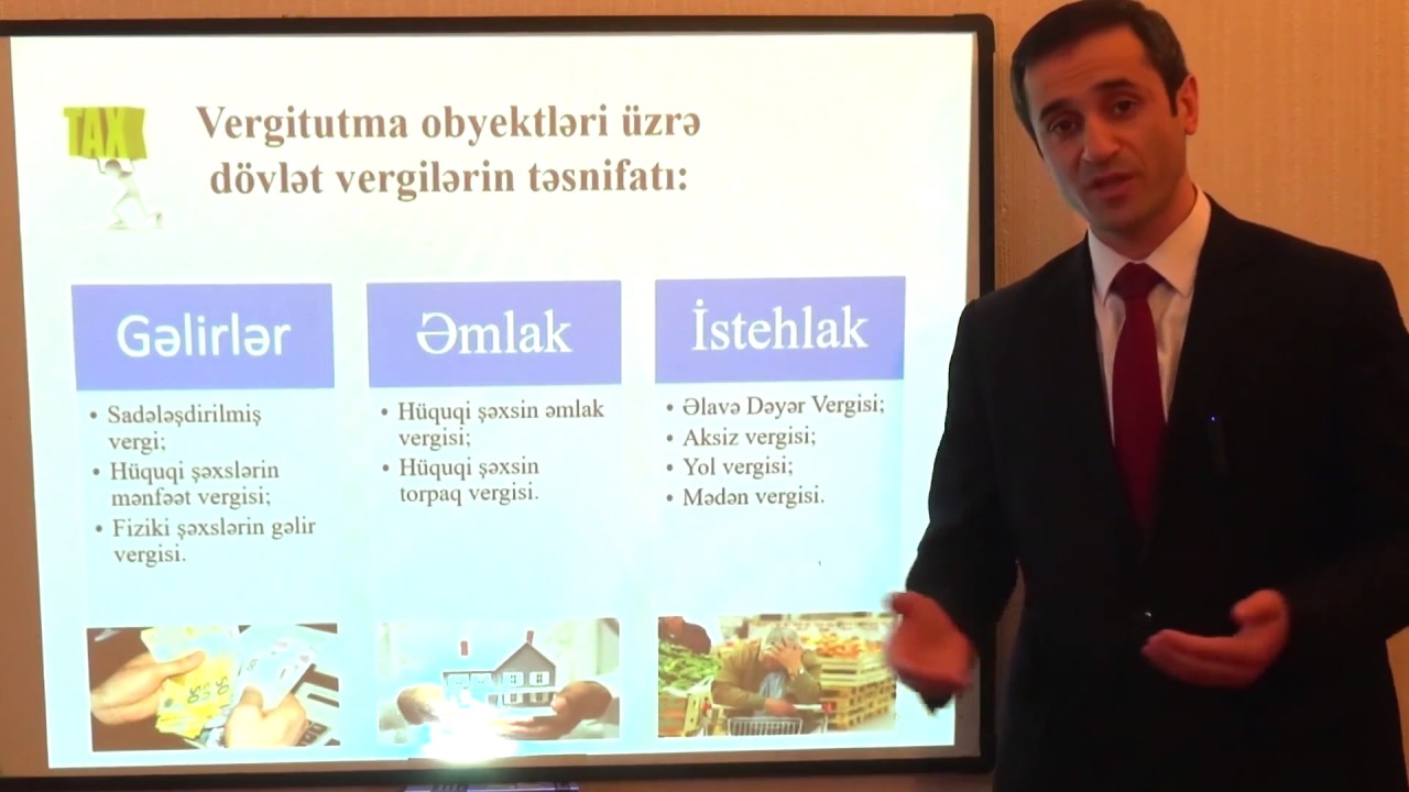 Video dərs 11: Vergilər haqqında ümumi məlumat