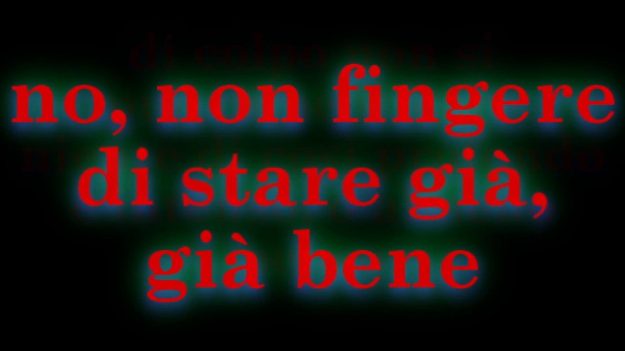 La Notte - Mod&agrave; (Testo)