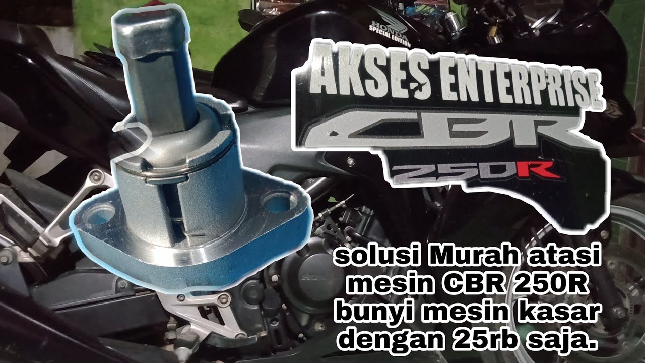 CBR 250 R suara mesin kasar ini solusi murah dan gampang.