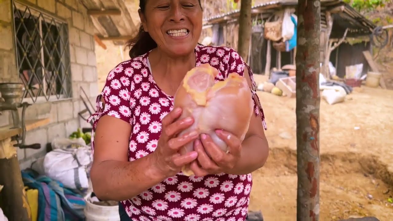 Estrenando la cocina de mi mamá con una ensalada de pechuga de pollo