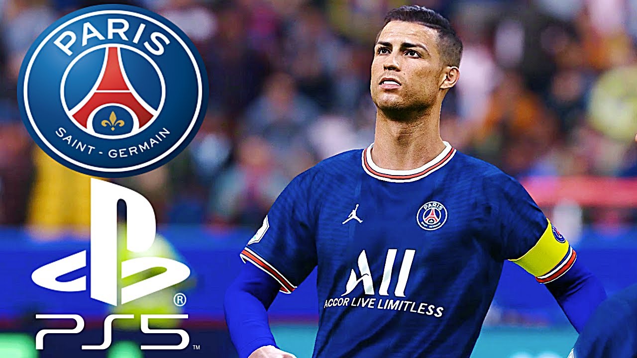 RONALDO to PSG | eFootball PES 2022 PS5 MOD Champions League Ultimate 4K Texture Next Gen