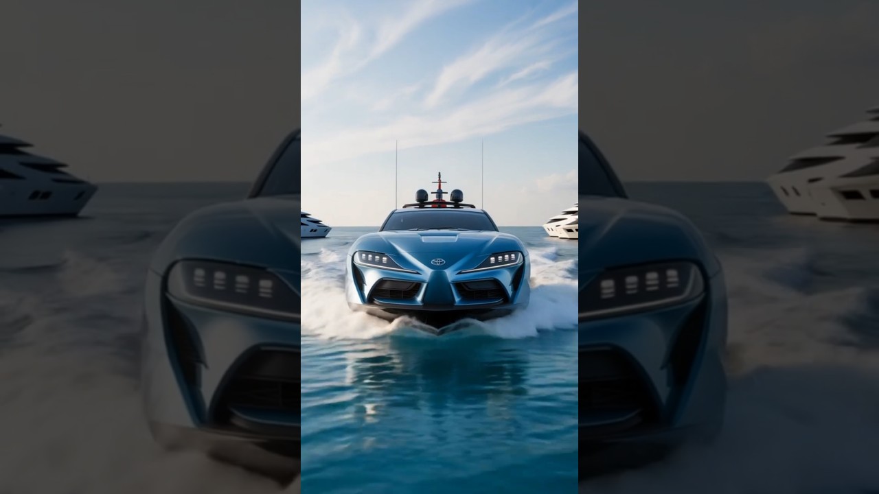 Toyota Supra vs Luxury Yacht Which is Better for Millionaires #shorts #viralshorts