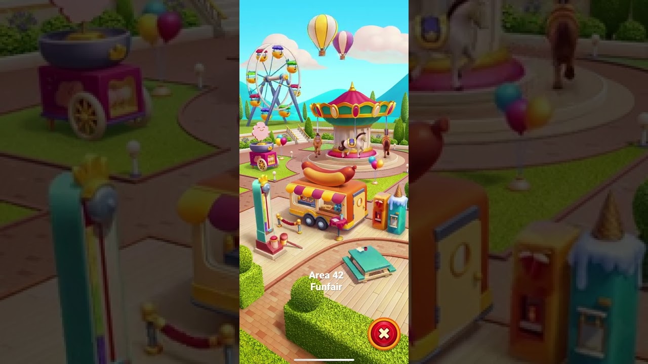 👑Royal Match, Area 42(Funfair)