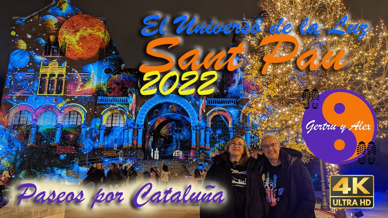 El Universo de la Luz - Luces de Sant Pau - Un alucinante espectáculo de luces y música en BCN