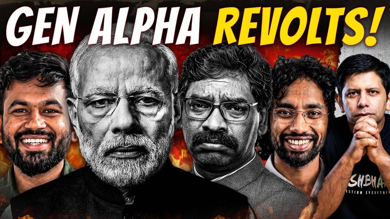 After Gen Z At Jantar Mantar & Jharkhand - Now Gen Alpha Revolts Against The System | Akash Banerjee