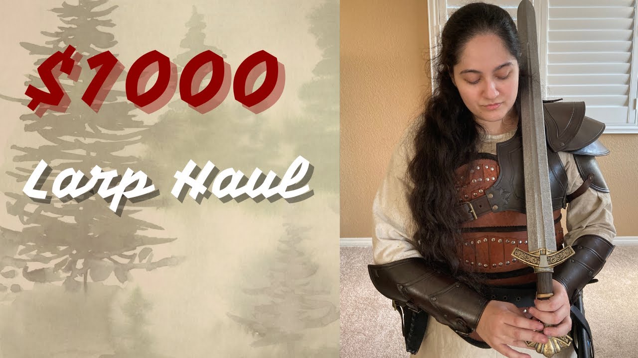 $1000 Larp Haul! | Set of Armor, Weapon, Accessories, and more!