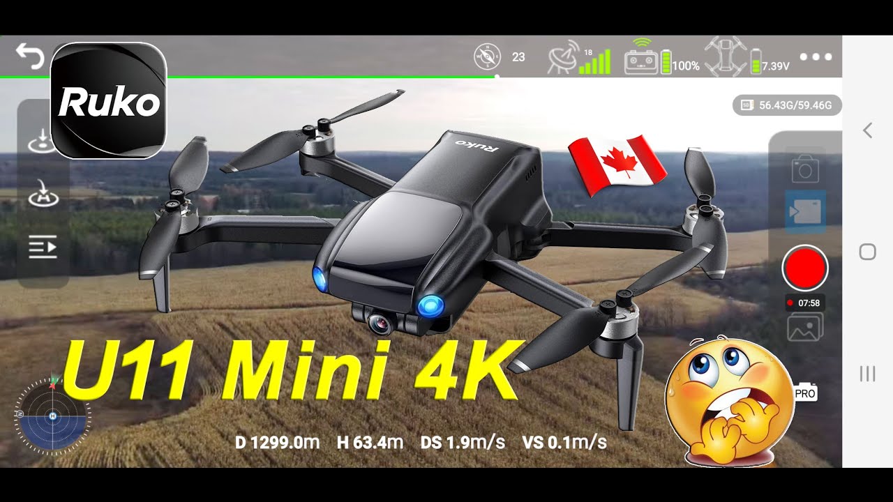 RUKO U11Mini 4K - Дальность 👍👍 - Я был в шоке! 👍👍
