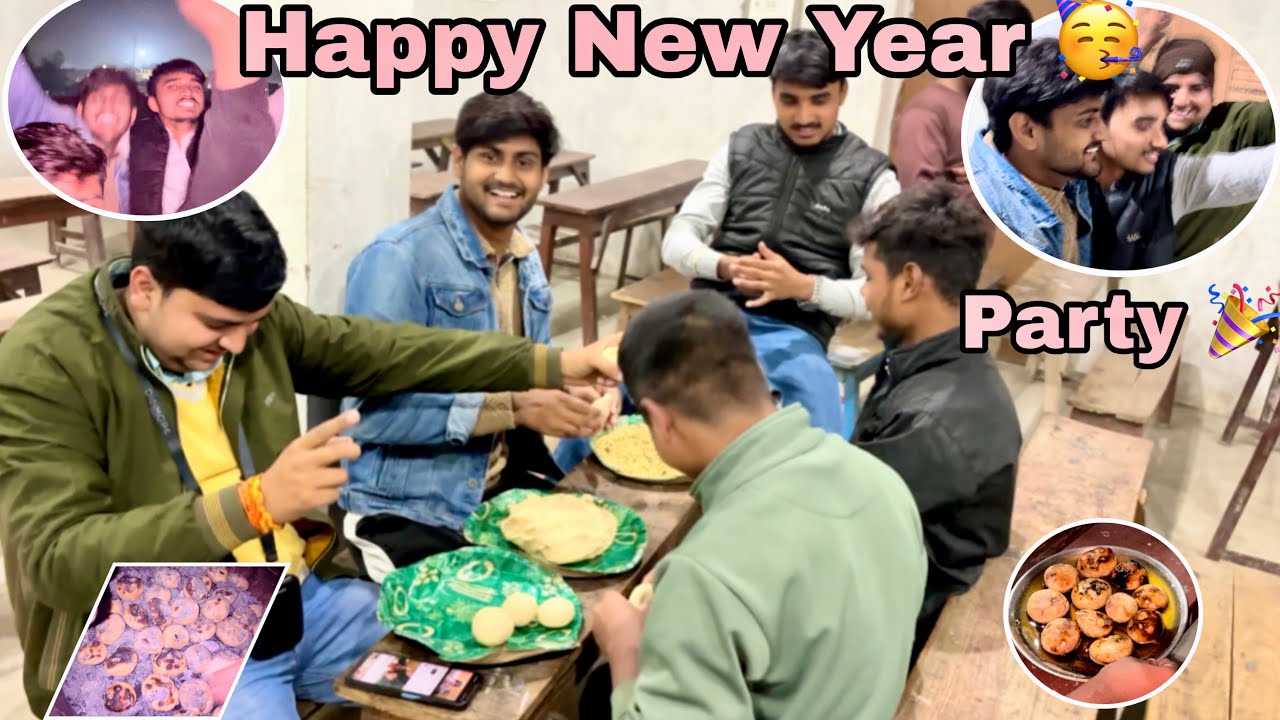 Happy New Year | Party 🎉 in Library 📚 | Litti chokha 