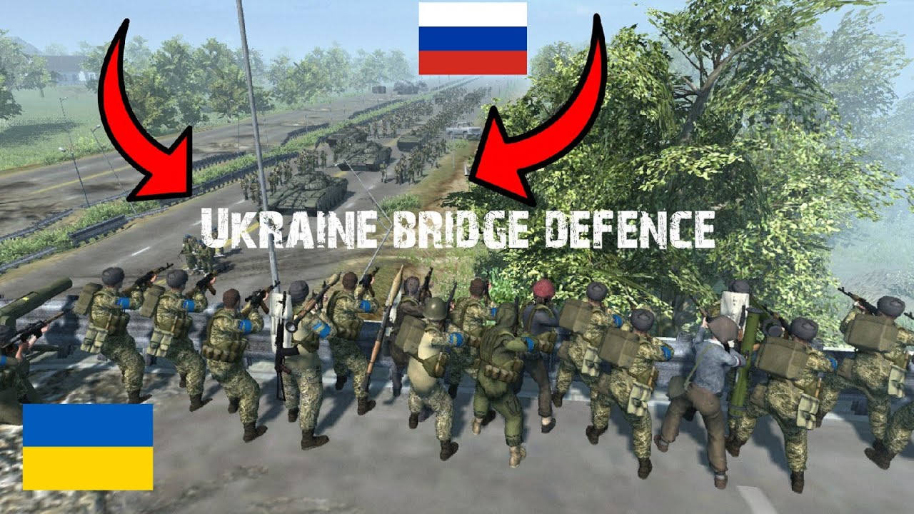 Ukrainian army defends bridge against Russian invaders men of War assault squad 2 editör gameplay