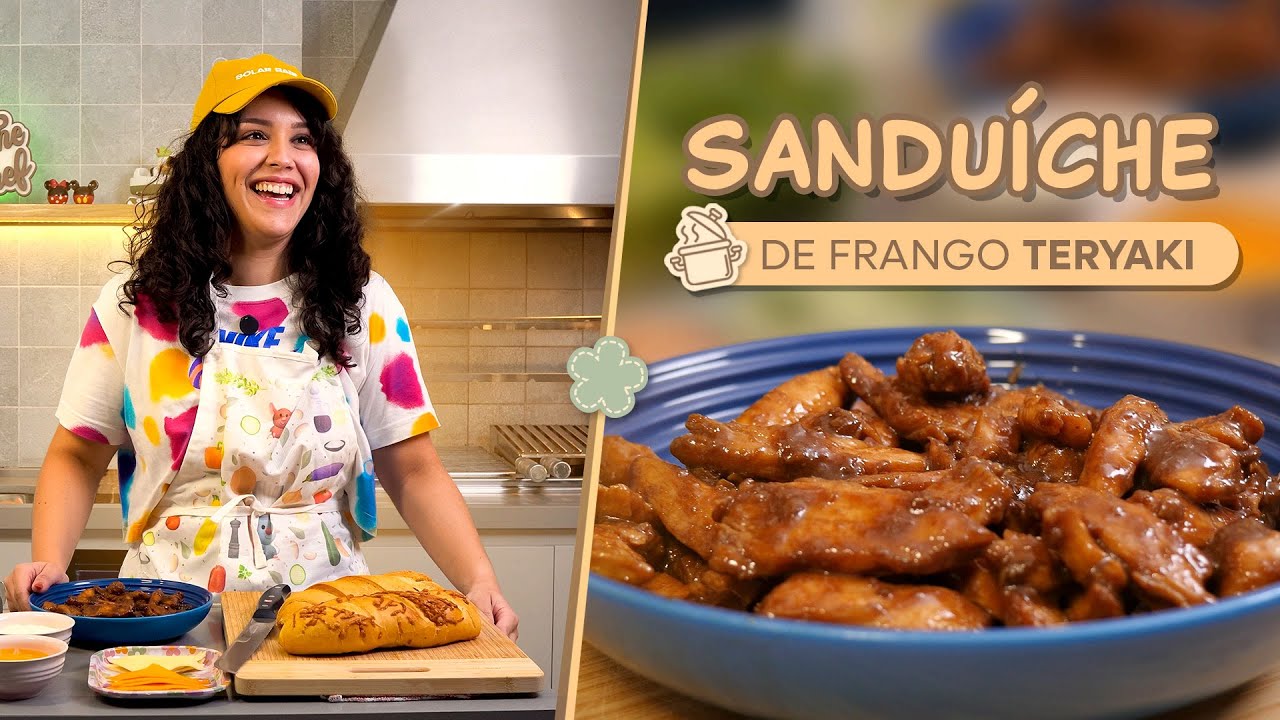 Sanduíche de Frango Teryaki - Maethe Chef