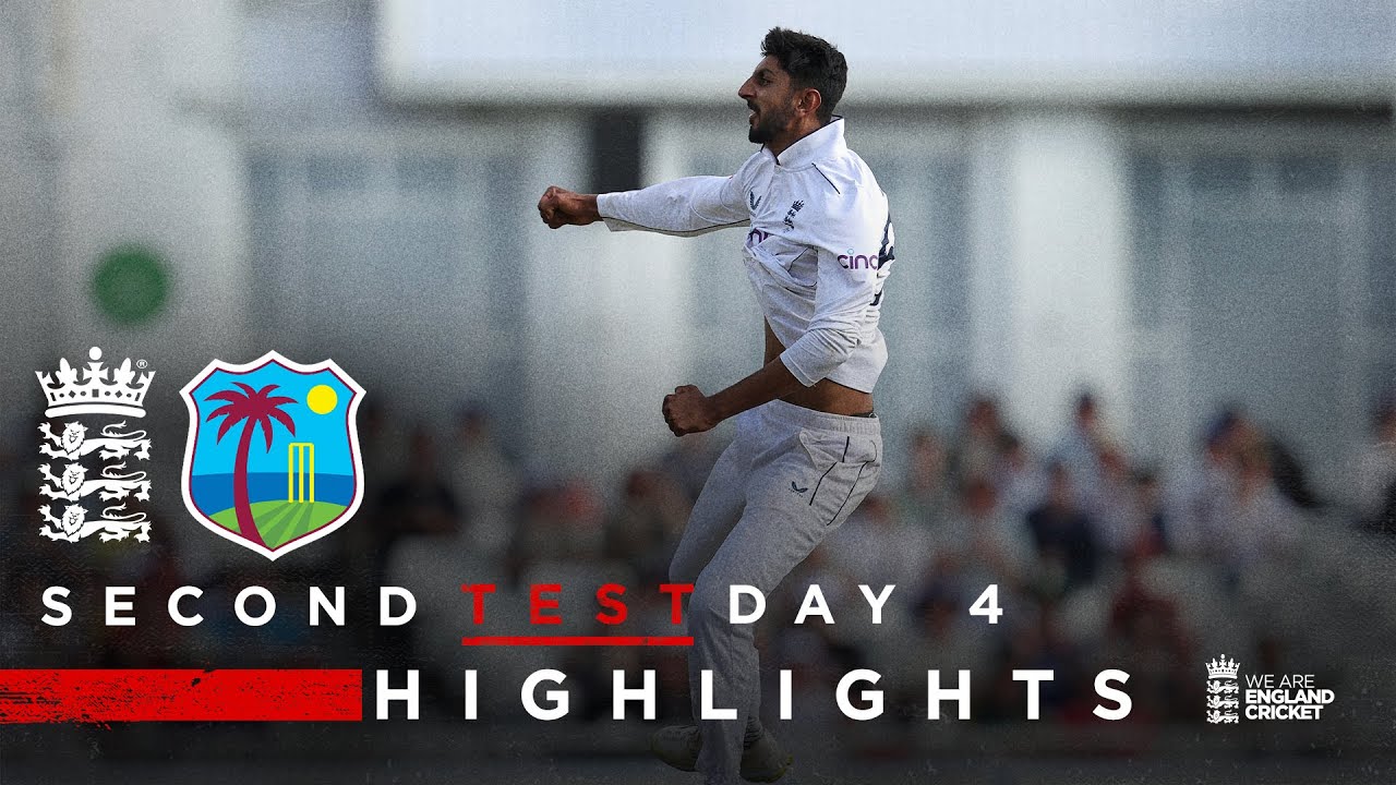 Bashir 5-fer Seals England Victory! | Highlights - England v West Indies Day 4 | Rothesay Test 2024