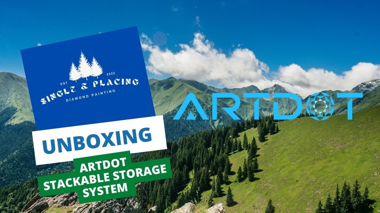 Unboxing: Artdot Stackable Diamond Painting Storage System #diamondpainting #unboxing