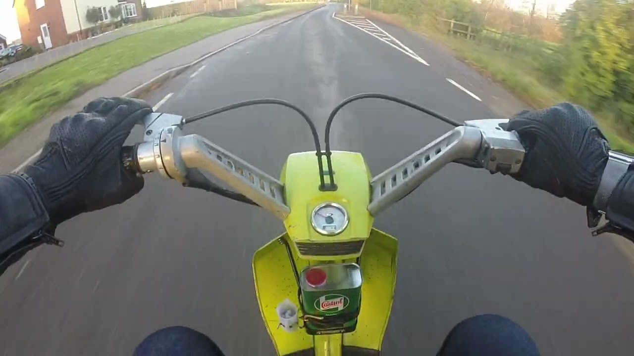 Lambretta 5 speed Lui ONE35 trip to Starbucks.....