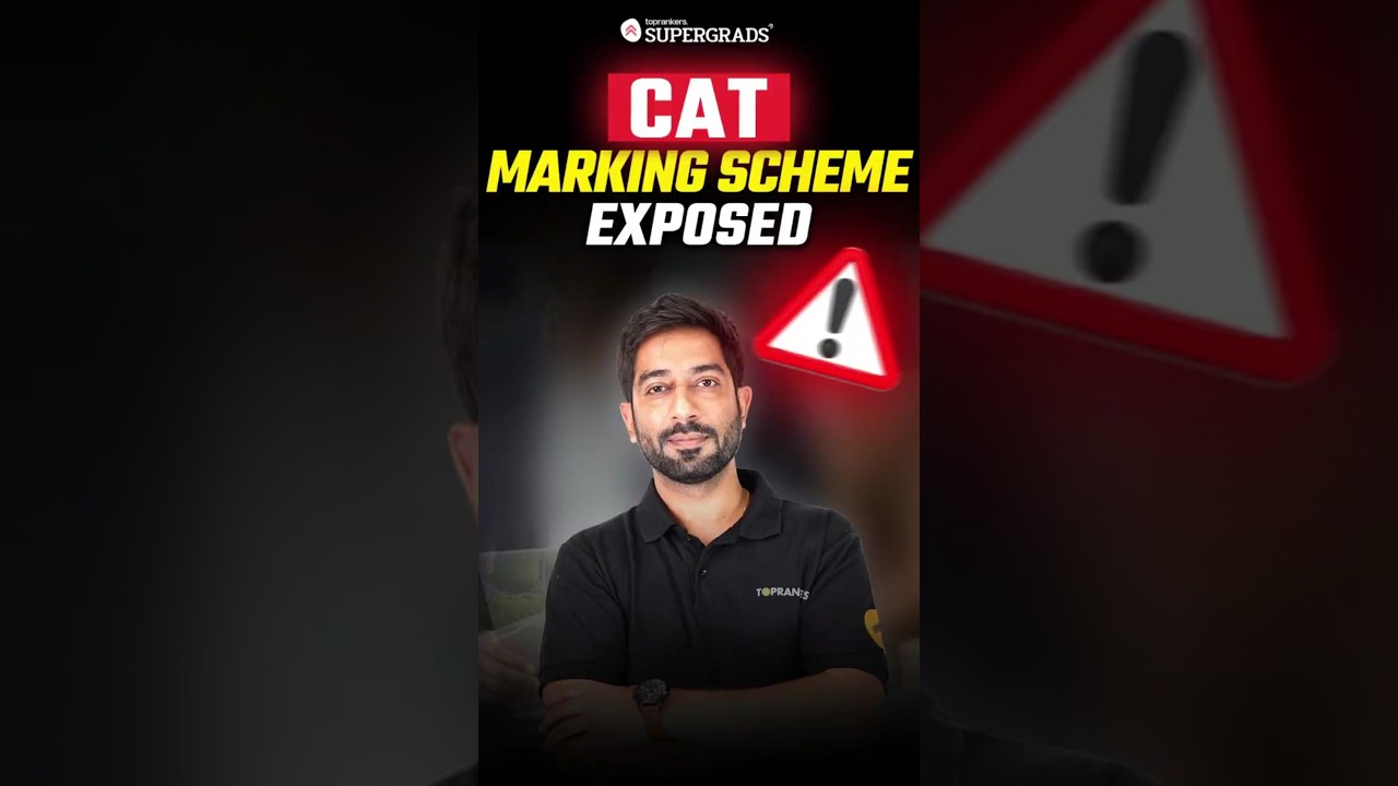 CAT Exam Marking Scheme Explained 🔍| Must Know Before You Attempt 📚| #shorts #cat2025