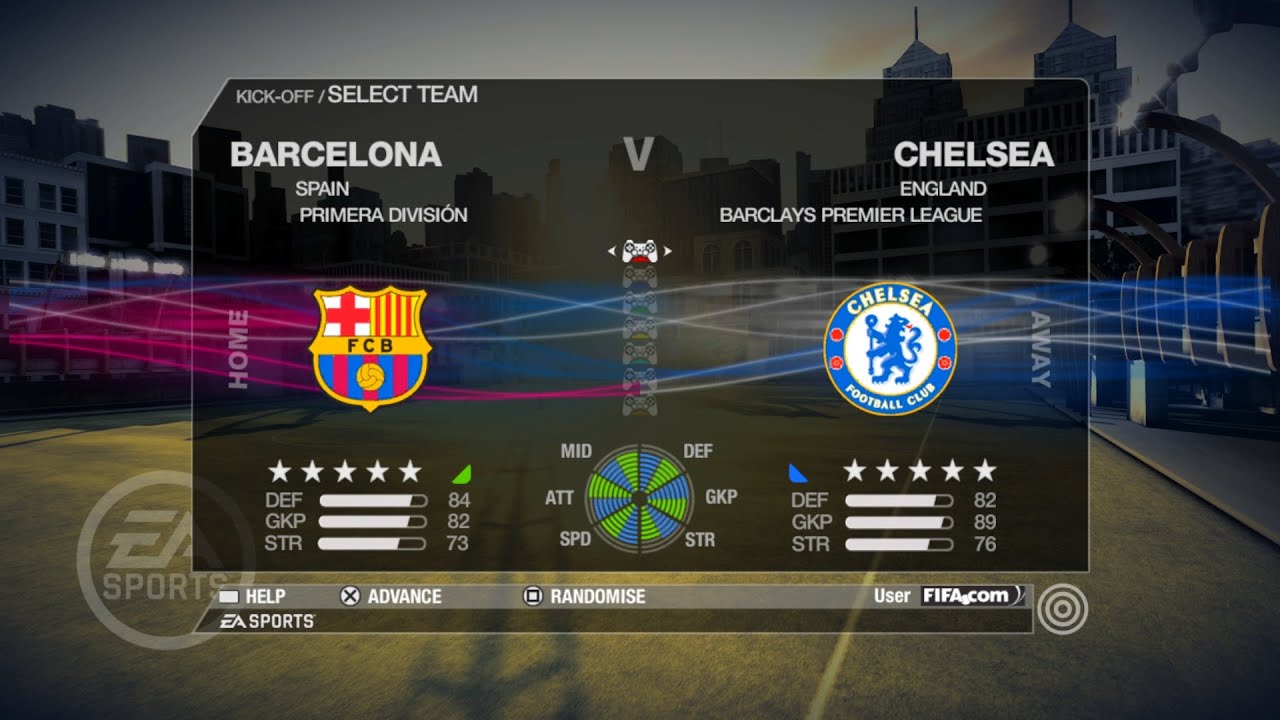 FIFA 08 (2008) - Chelsea vs FC Barcelona - Gameplay PS3 HD [RPCS3]