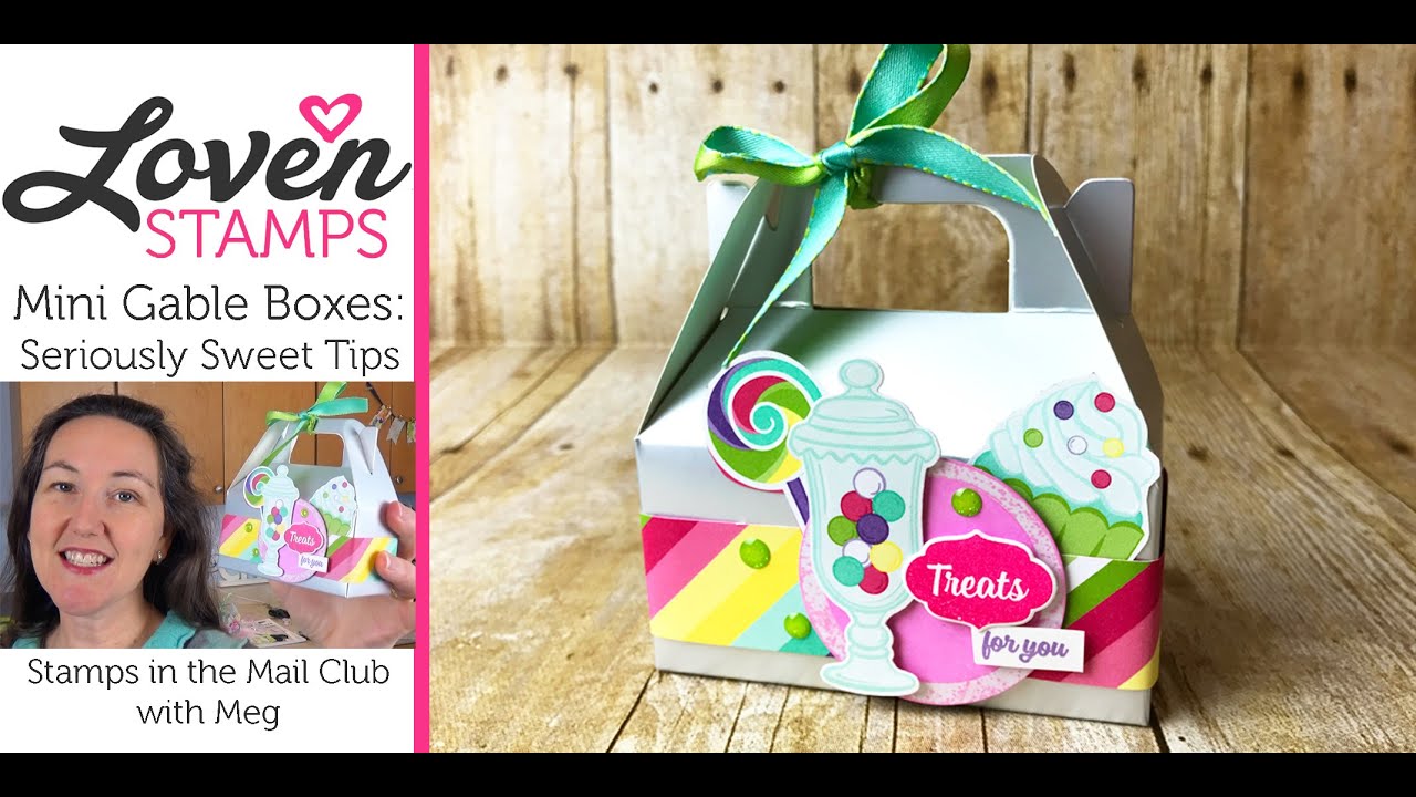 Seriously Sweet Silver Treat Box: Gable Boxes with Sweets