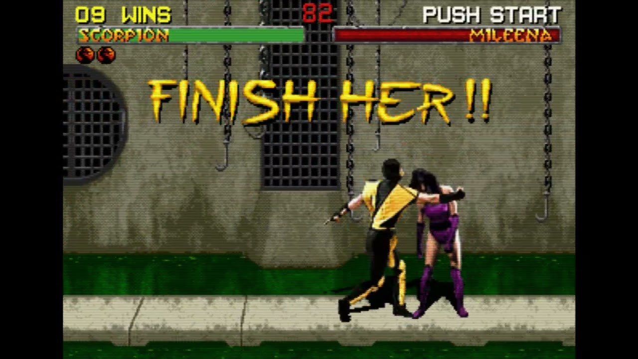 Mortal Kombat II SEGA 32X Scorpion