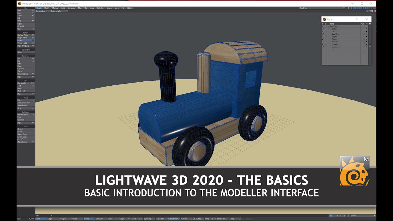 Lightwave 3D 2020  The Interface basics - P1
