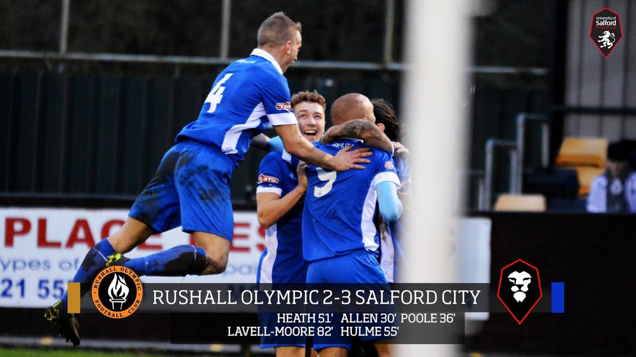 Rushall Olympic 2-3 Salford City - Evo Stik Northern Premier League 19.12.15