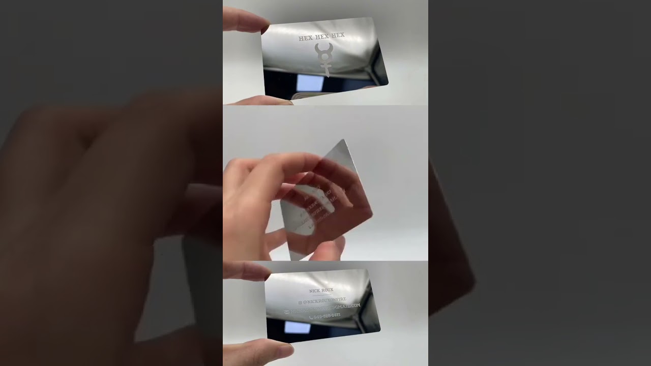 Personalized Engraved Metal Card | Custom Wallet Insert Gift | Zohan Shop