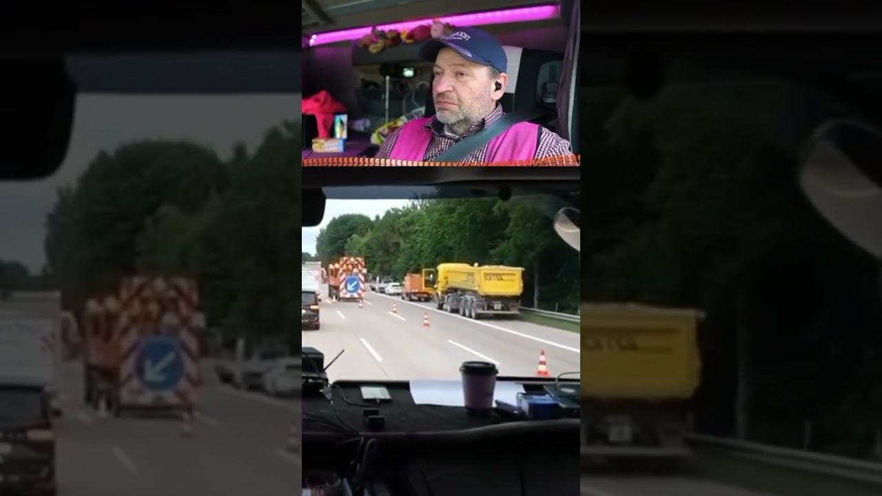 Hauptsache vorbei #trucker #lkw #druckverlust