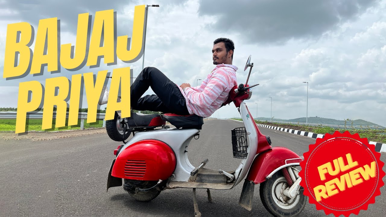 BAJAJ PRIYA 1975 | EVERYTHING IN HINDI | @autoinvader #bajaj #scooter #2stroke