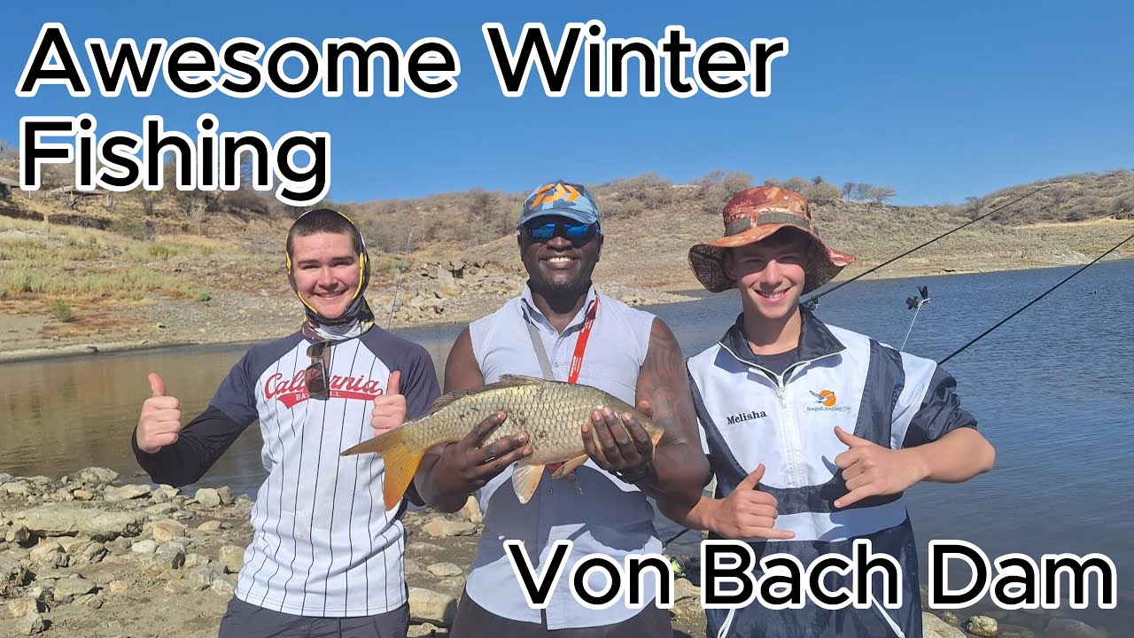 Awesome Winter Fishing at Von Bach Dam - Carp Fishing in Namibia