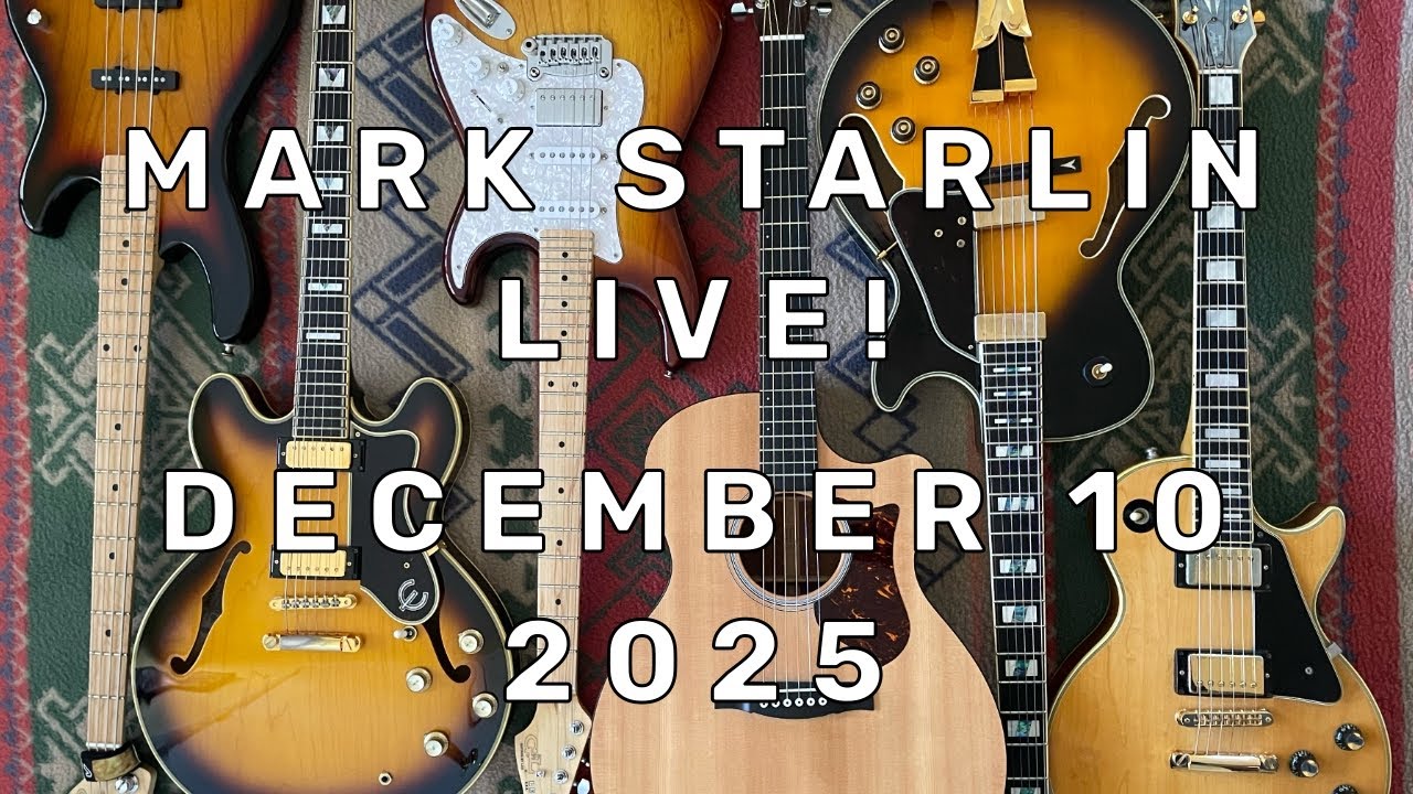 Livestream December 10, 2025. Playing, singing, having fun.