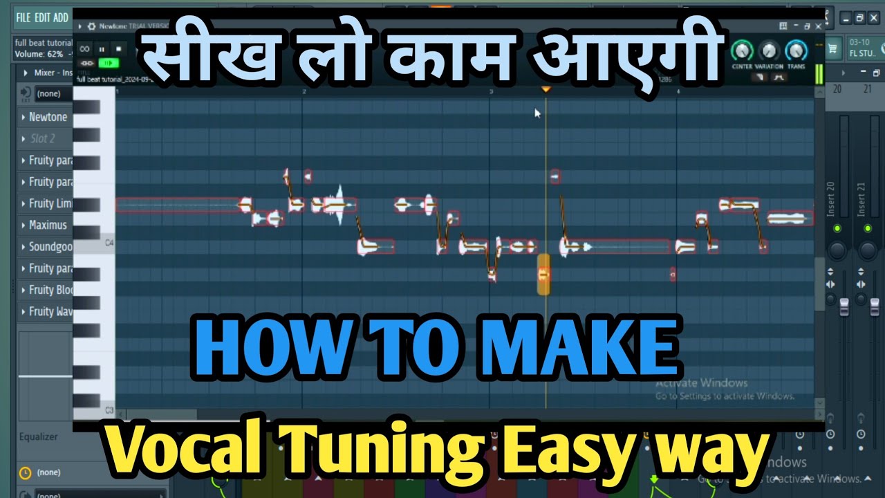 How To Make Vocal Tuning pitch correction fl studio #flstudiohubtips #flstudiohindi