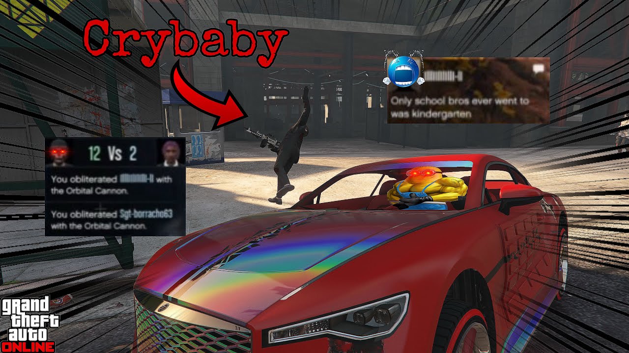 Barcode griefer and his buddy gets orbed then boots me from the session In GTA ONLINE 