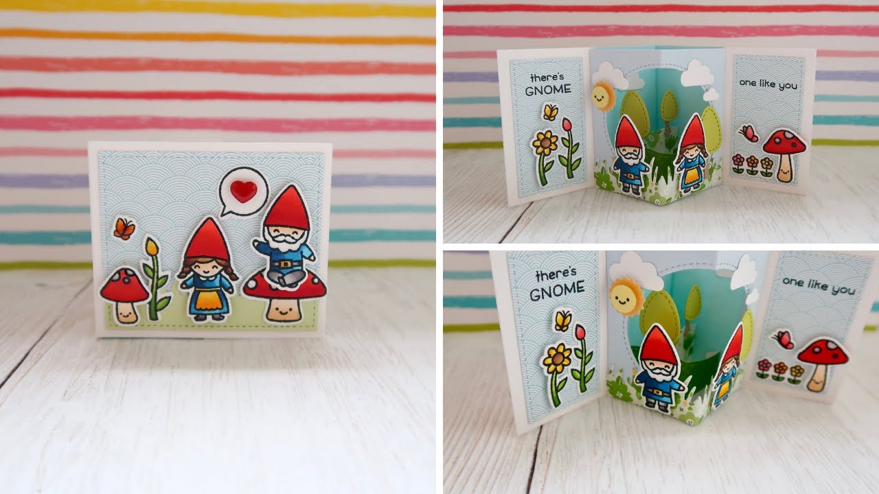HOW TO: Lawn Fawn Center Picture Window Card