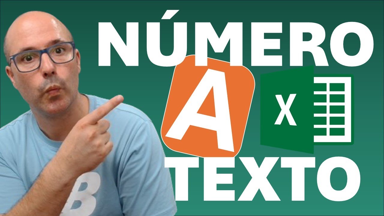 ✅ COMO CONVERTIR UN NÚMERO A TEXTO en #excel