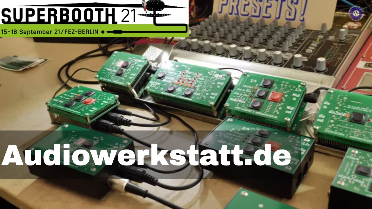 SUPERBOOTH 2021 - Audiowerkstatt