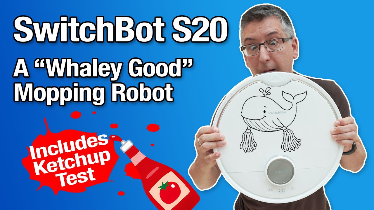 Robot Mop vs Ketchup! SwitchBot S20 EXTREME Test!