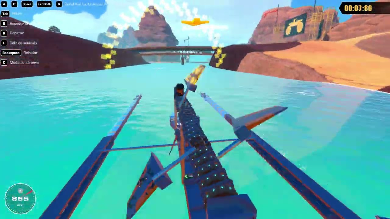 Trailmakers Race Island Canal (Go Kart League, Bionic Propellers, Boat) 9.36s (WR)