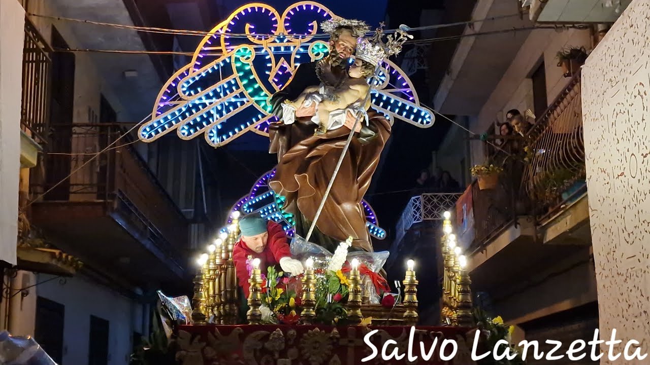 (BAGHERIA) - PROCESSIONE DI SAN GIUSEPPE PATRONO DI BAGHERIA (4K) 20/03/2023
