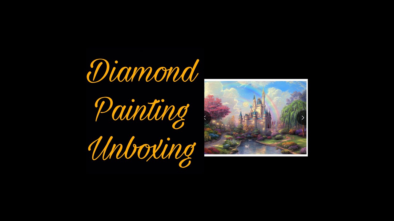 Diamond Painting Unboxing - Newhomy Gorgeous Castle