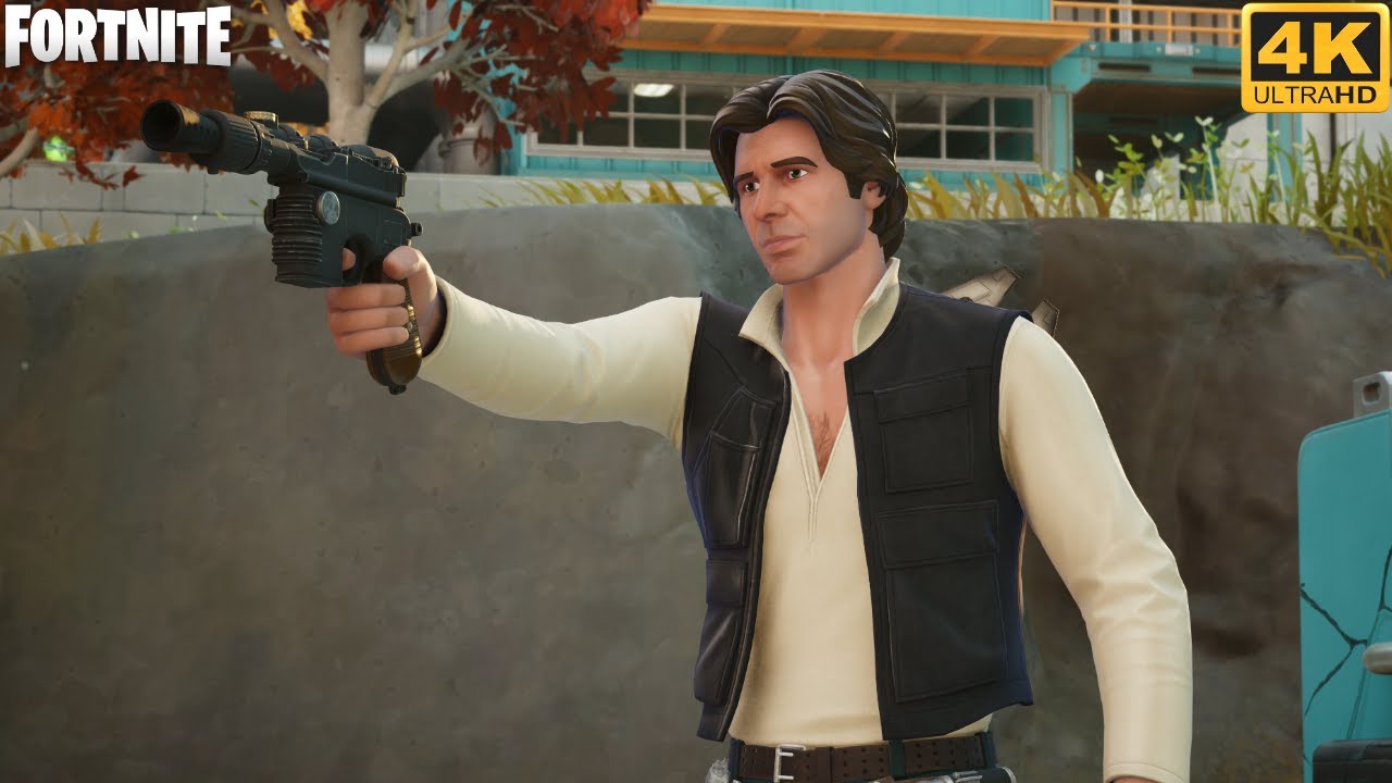 Han Solo Skin Gameplay - Fortnite (4K 60FPS)