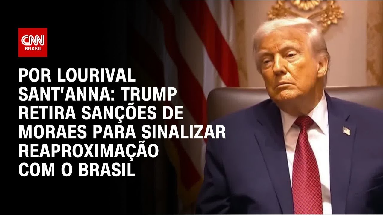 Análise: Trump retira sanções de Moraes para sinalizar reaproximação com o Brasil | CNN 360º