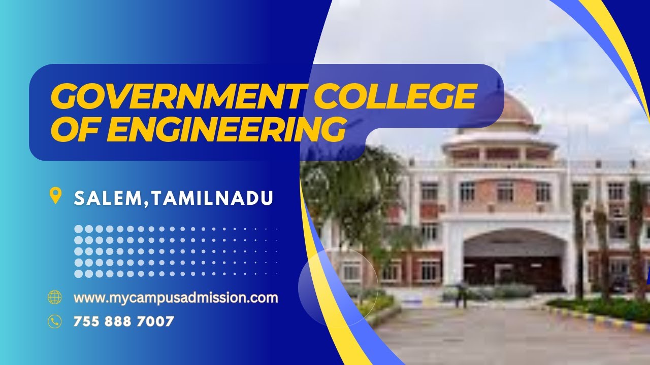 Government College of Engineering Salem - Salem | Engineering Colleges in Tamil Nadu
