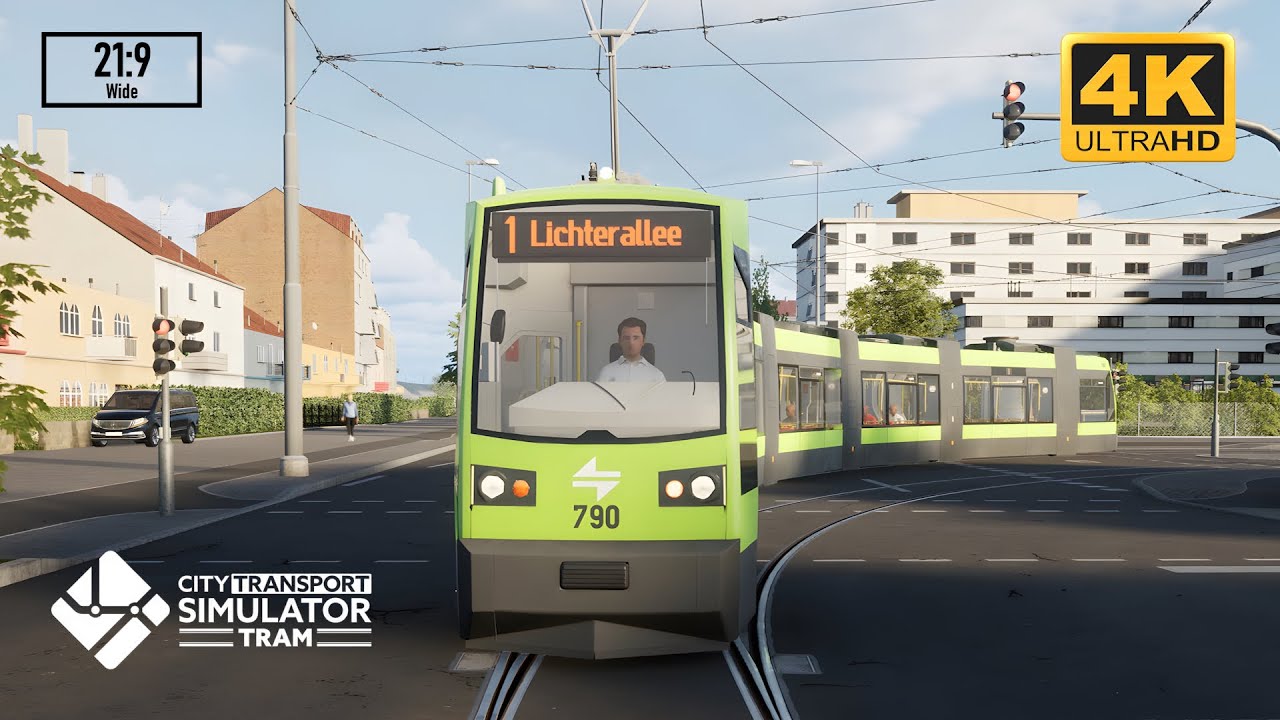 City Transport Simulator: Tram - ULF B1 - Schmiedegasse To Lichterallee - Route 1