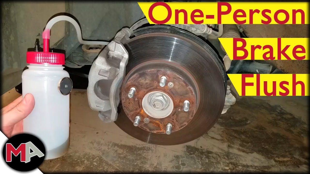 Honda Civic One-Person Brake Fluid Flush