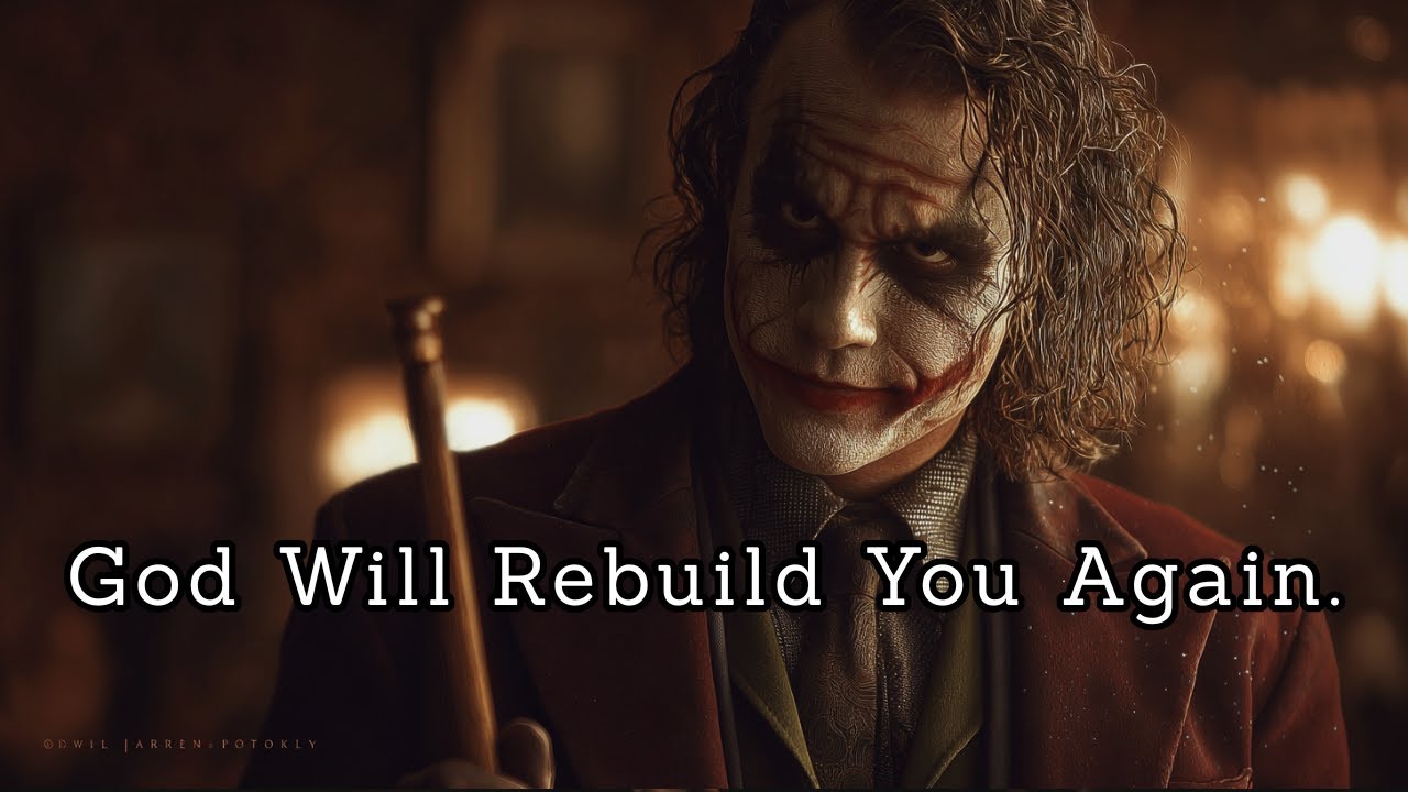 God's Power Will Rebuild You Stronger Before the Eyes of Your Haters - Joker Motivation.