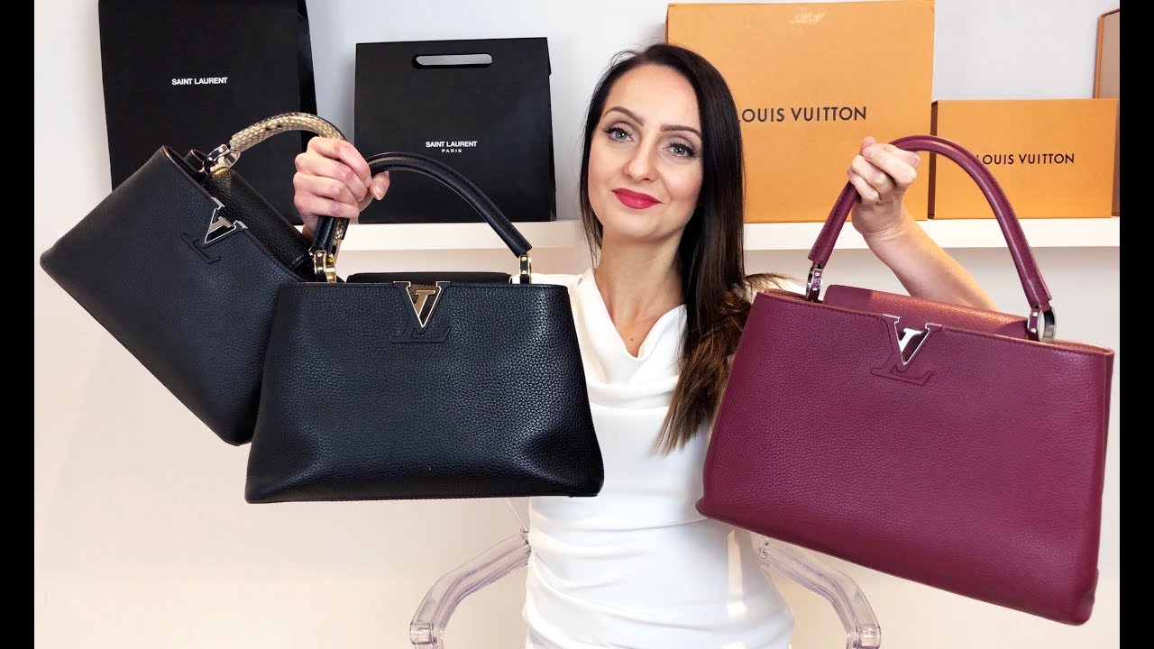 Louis Vuitton Capucines Bag Size Comparison BB PM & MM + What Fits Inside | Handbagholic
