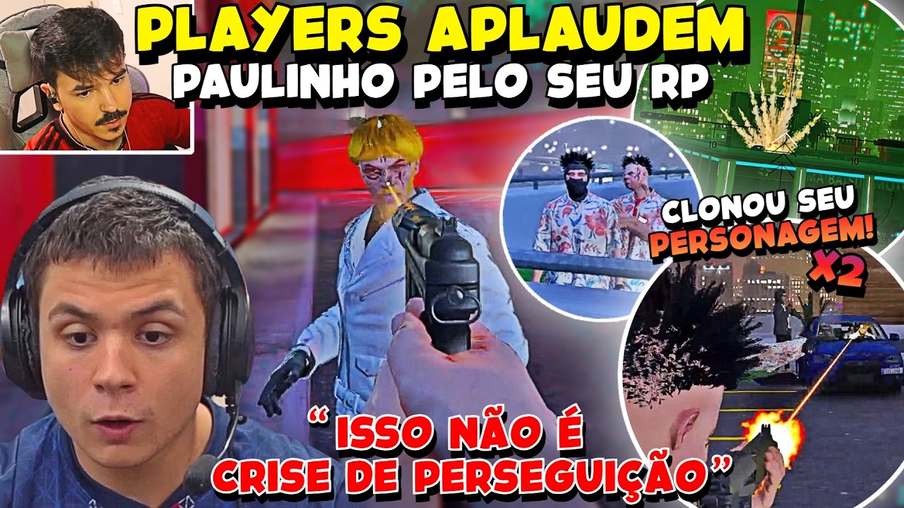 INACREDITÁVEL😱🔥PAULINHO SURPREENDE TODOS COM SUA CRIATIVIDADE de RP e HUMILHA SEUS INIMIGOS GTA RP