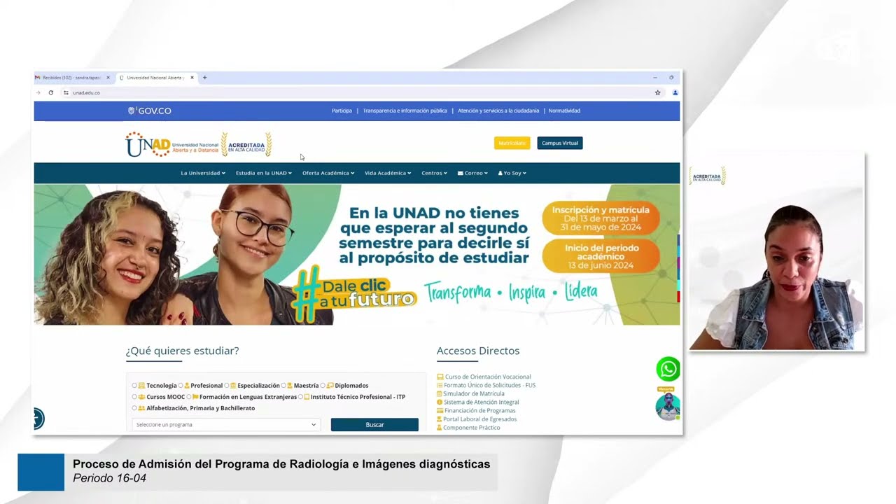 Proceso de Admisión del Programa de Radiología e Imágenes diagnósticas - Periodo 16-04