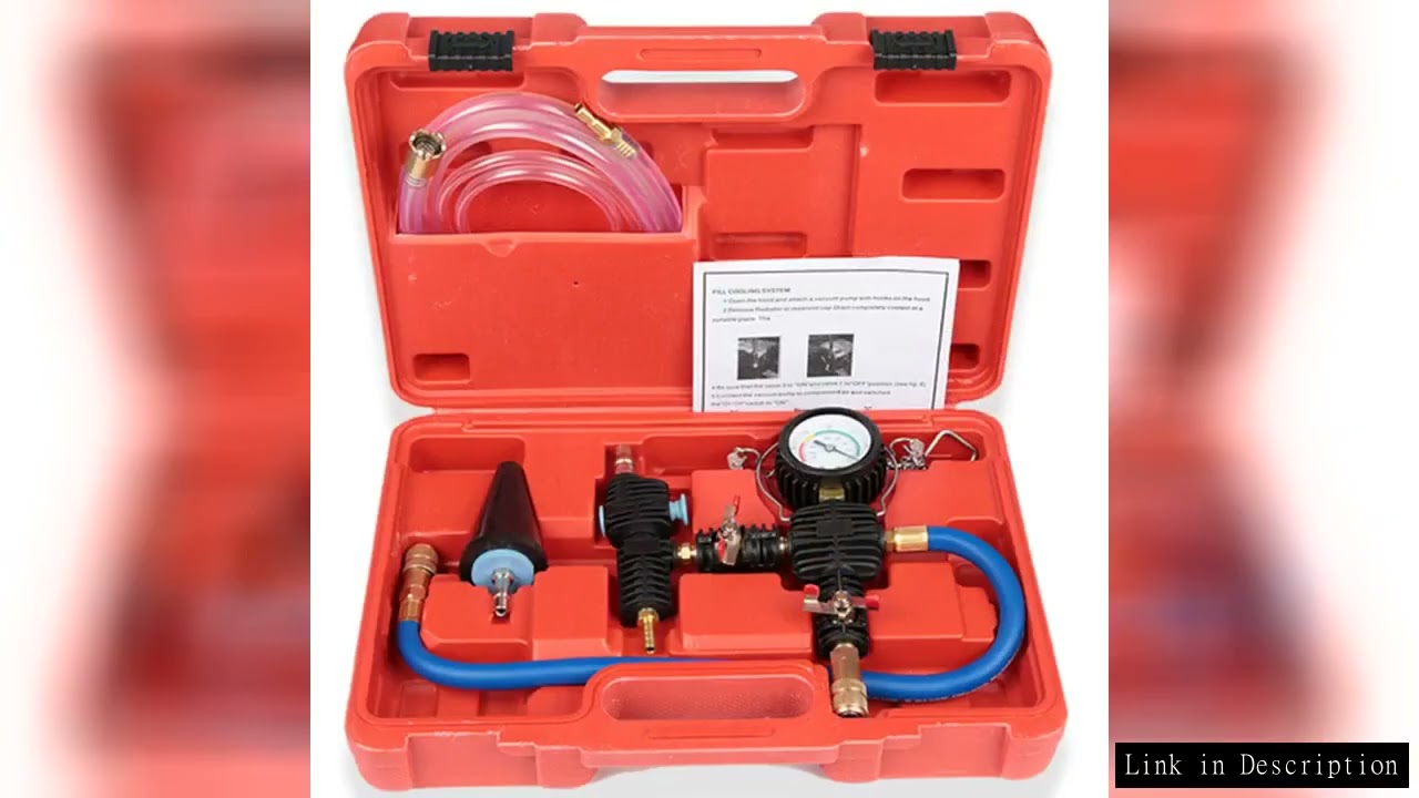 New!Auto Car Radiator Cooling Antifreeze Replacement Tool Kit Vacuum Pump Coolant System Antifreeze