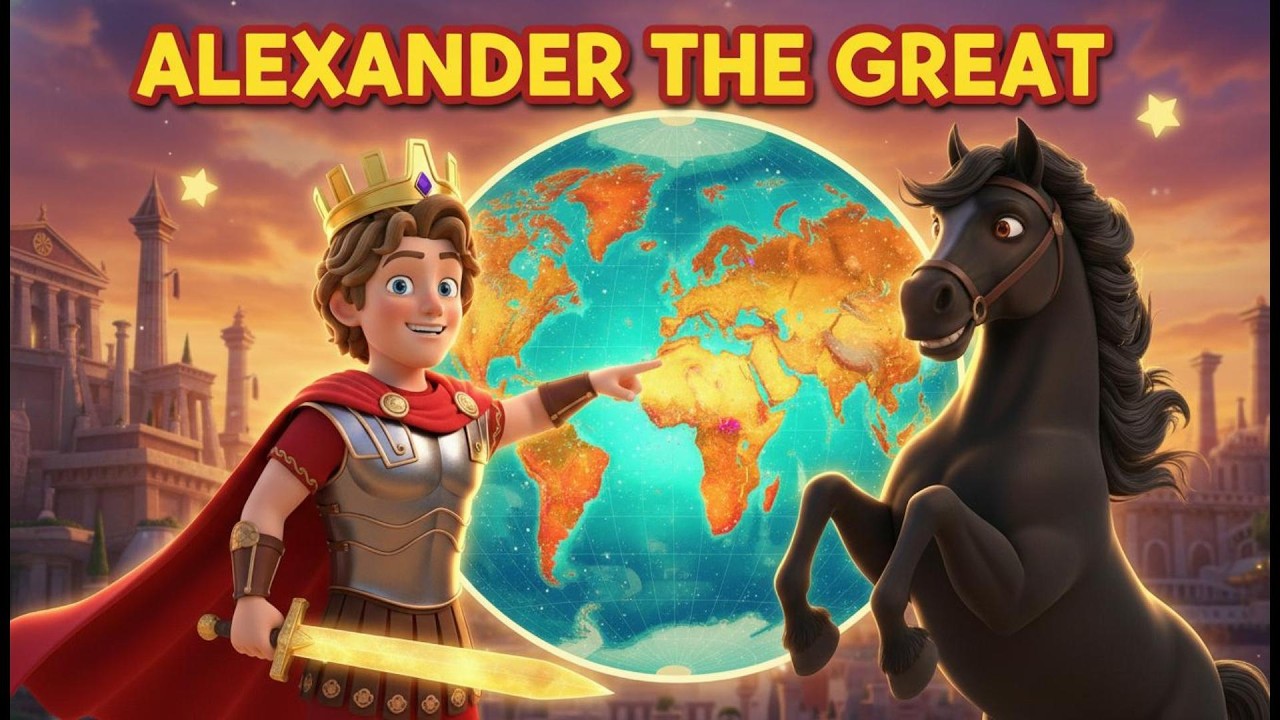 Alexander the Great: The Brave Young King #CurioKidsLife #Bed Time Stories #Educational Stories